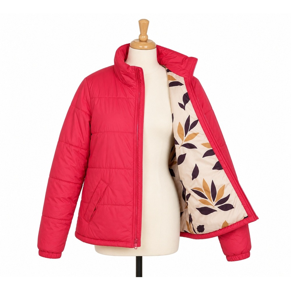 REI Co-op SMALL Red Groundbreaker Puffer‎ Insulated Jacket Bright Warm Winter S